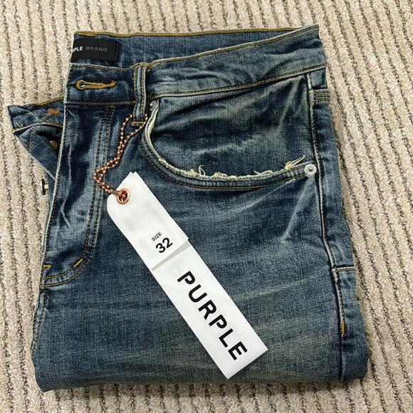 Men Purple Brand Jeans - Picture 1 of 5